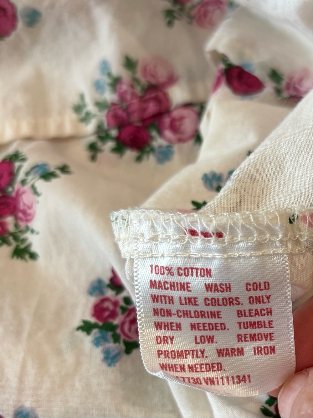 100% Cotton Romantic Western Cowgirl Shirt Roses Pearl Snap Pockets XL Mossimo - Picture 6 of 10